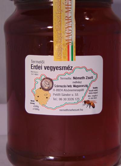 Erdei vegyesméz 500 gr