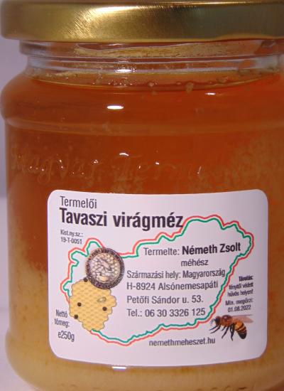 Tavaszi virágméz 0.25 kg